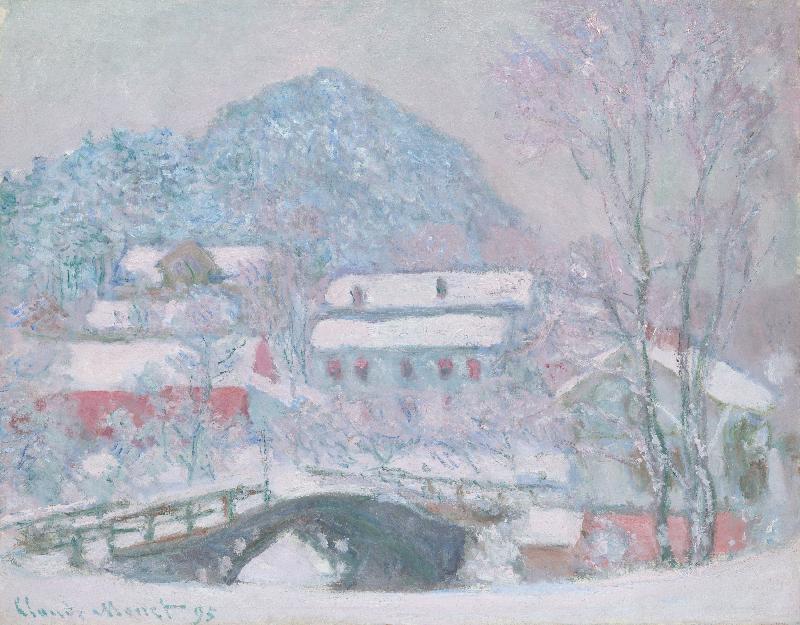 Reproduction art Sandvika Norvège de Claude Monet