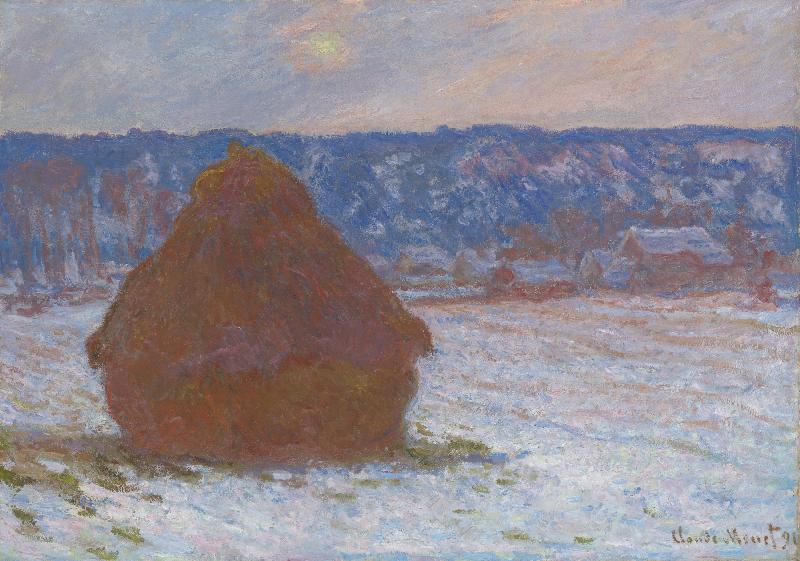 Reproduction art de la peinture Les Meules de Claude Monet