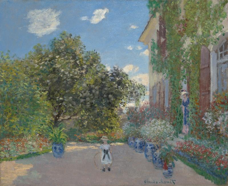 Reproduction art de la peinture la maison de l'artiste à Argenteuil de Claude Monet