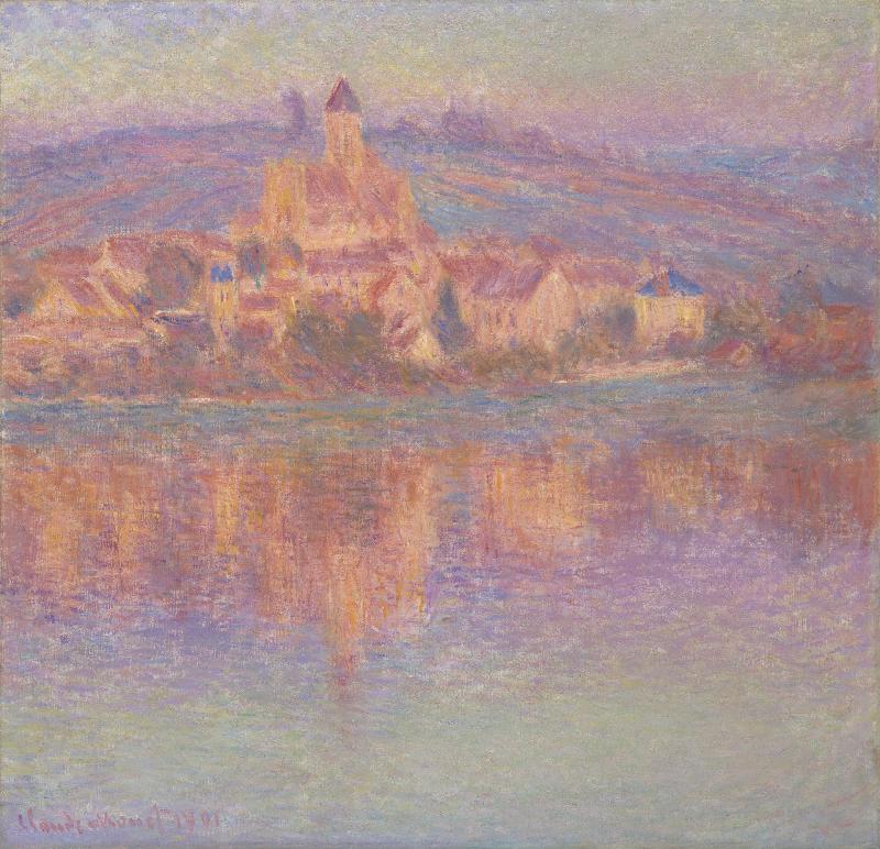Reproduction art de la peinture Vétheuil de CLaude Monet
