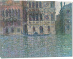 Toiles imprimées Reproduction art de la peinture Venise, Palazzo Datio de CLaude Monet