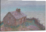 Impression sur aluminium Reproduction d'art du tableau de Claude Monet : la maison de Varengeville