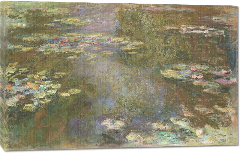 Toiles imprimées Reproduction art Le Bassin aux nymphéas de Claude Monet