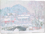 Toiles imprimées Reproduction art Sandvika Norvège de Claude Monet