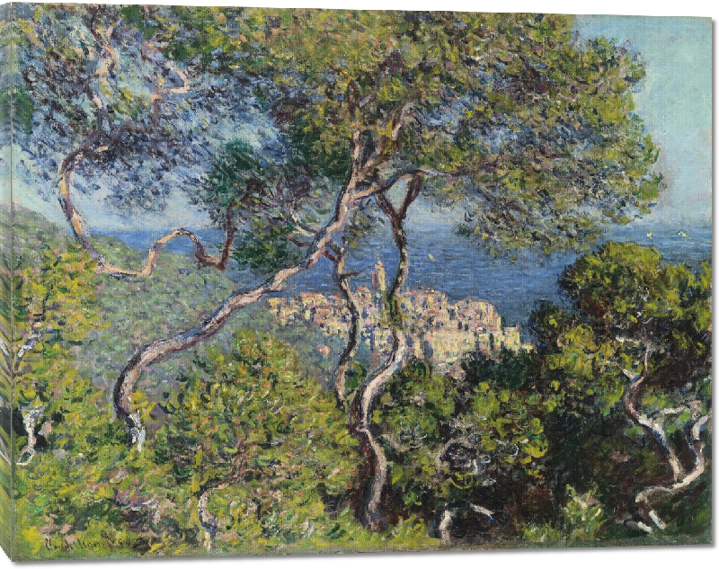 Toiles imprimées Reproduction art Bordighera de Claude Monet