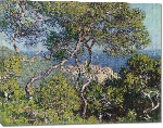 Toiles imprimées Reproduction art Bordighera de Claude Monet