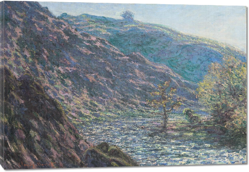 Toiles imprimées Reproduction art La petite rivière creuse de Claude Monet