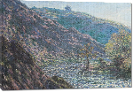 Toiles imprimées Reproduction art La petite rivière creuse de Claude Monet