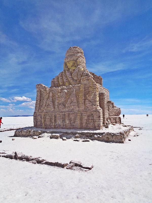 photo monument dans le desert en bolivie