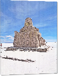 Toiles imprimées photo monument dans le desert en bolivie