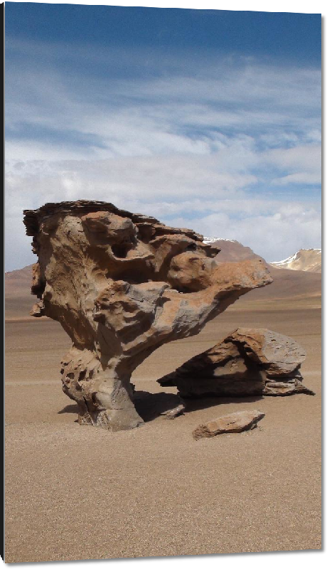 Impression sur aluminium photo en désert bolivie