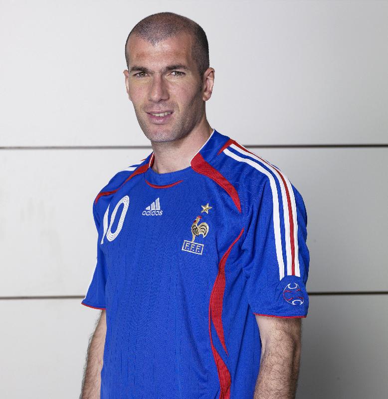 Photo portrait de Zinedine Zidane