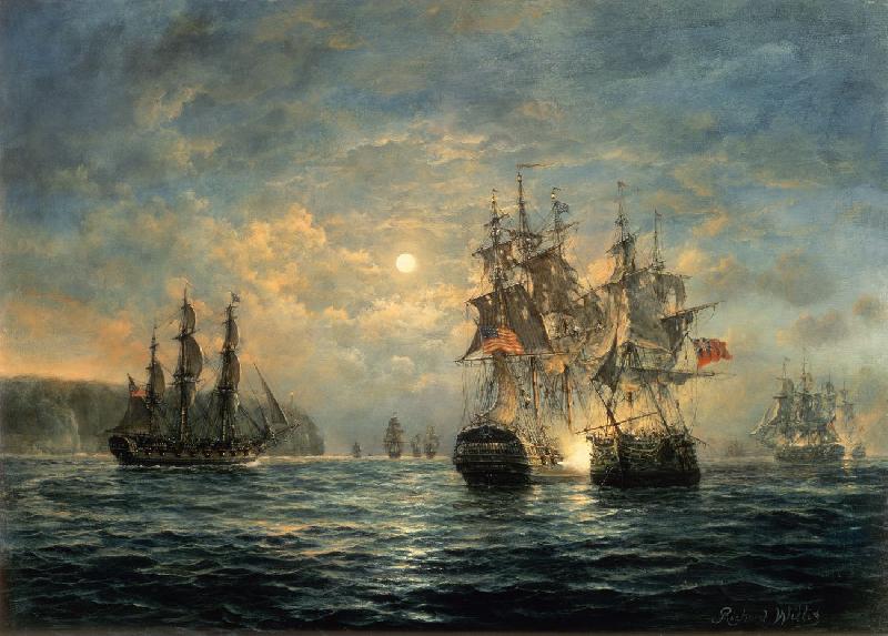 Reproduction Engagement Between the Bonhomme Richard