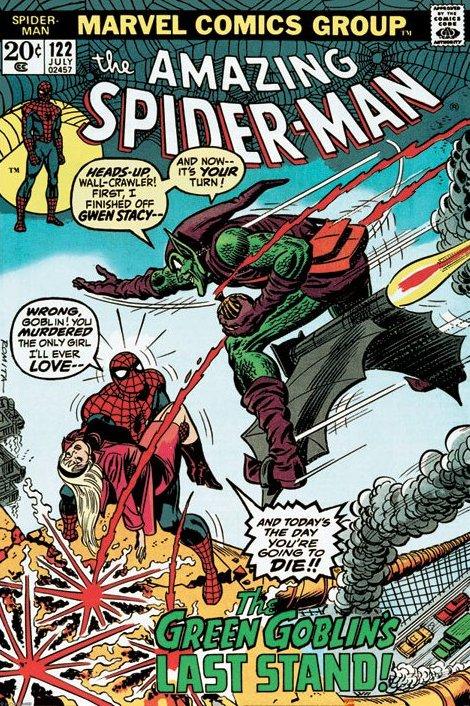 Affiche de rétro Spiderman VS Goblin