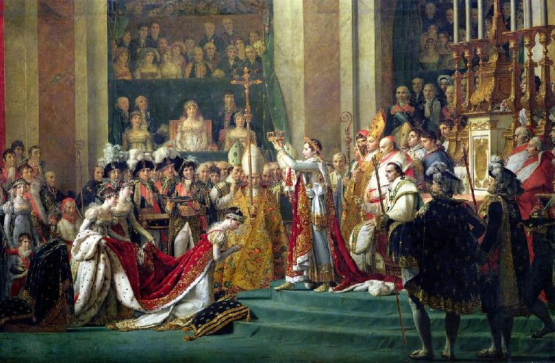 Reproduction du Sacre de Napoléon 
