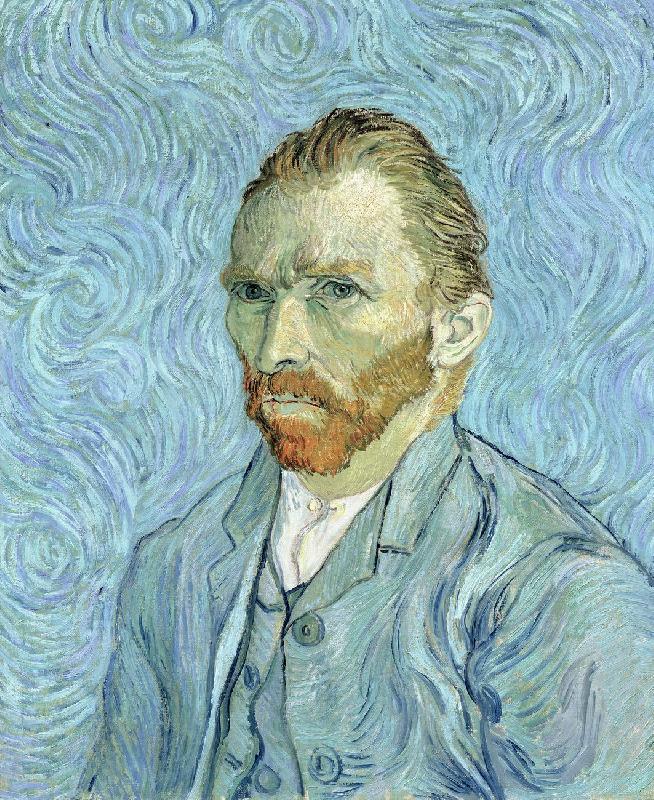 Reproduction d'un autoportrait de Van Gogh 