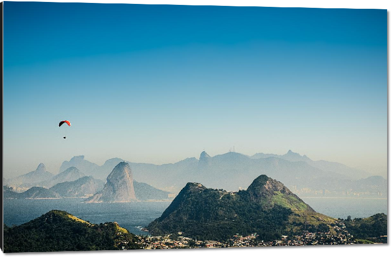 Impression sur aluminium photo paysage montagneux au brésil