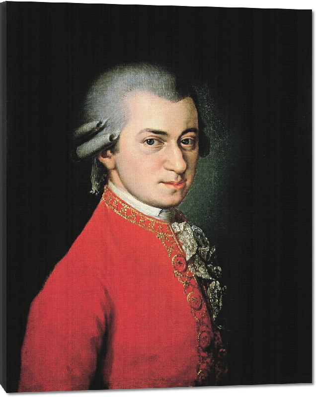 Toiles imprimées Reproduction de Wolfgang Amadeus Mozart