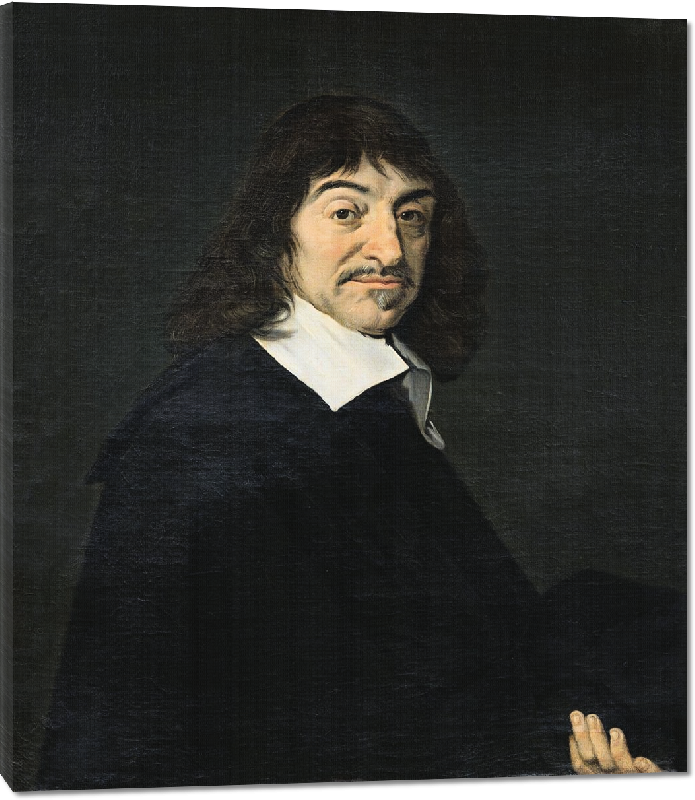 Toiles imprimées Reproduction du Portrait de René Descartes 