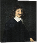 Toiles imprimées Reproduction du Portrait de René Descartes 