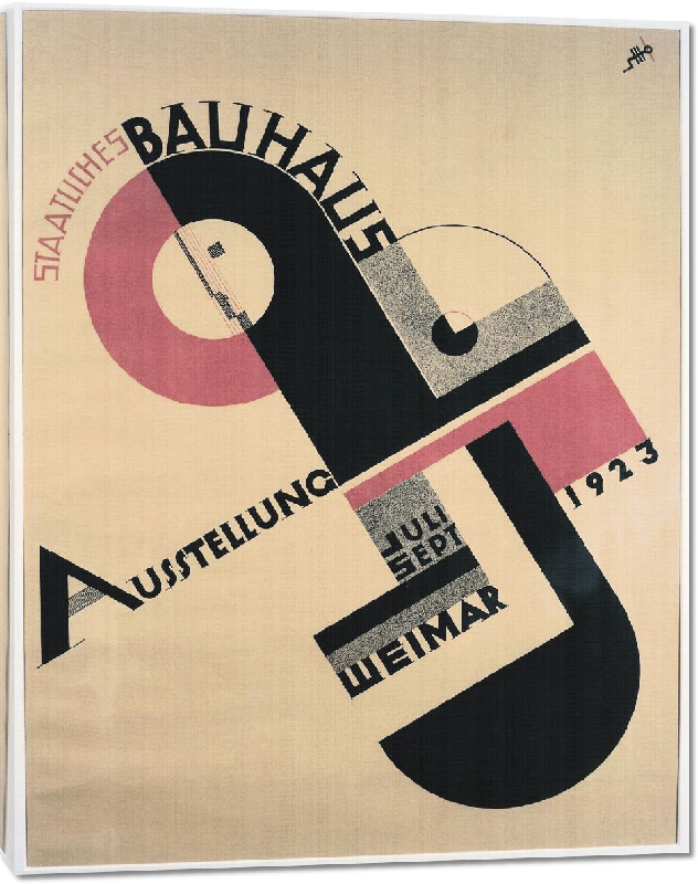 Toiles imprimées Reproduction Poster Bauhaus exhibition Weimar II