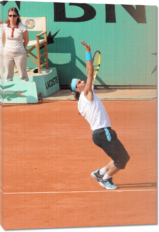Toiles imprimées Photo du tennisman Rafael Nadal
