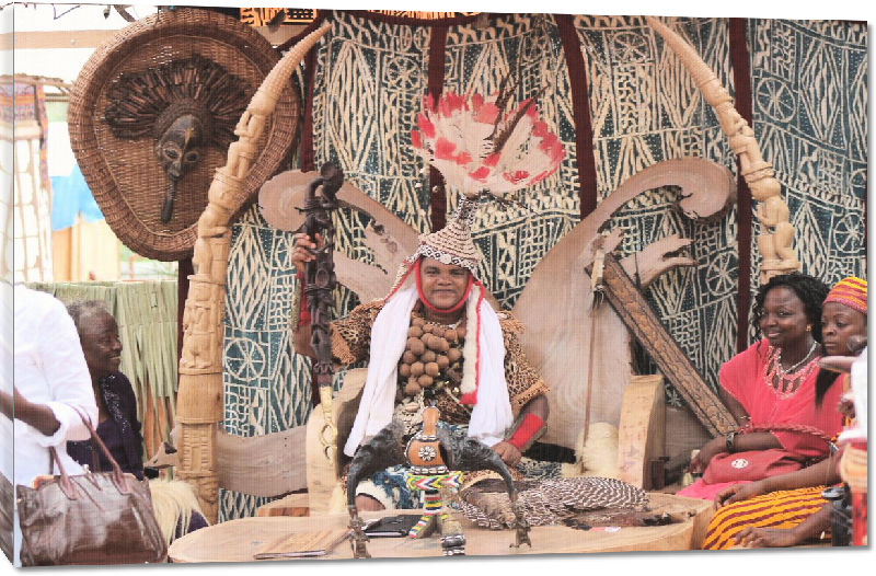 Toiles imprimées photo tribu cameroun 