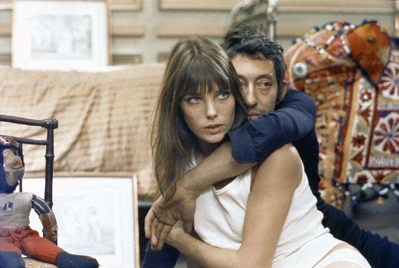 Photo couleurs Jane Birkin Serge Gainsbourg dans le film cannabis