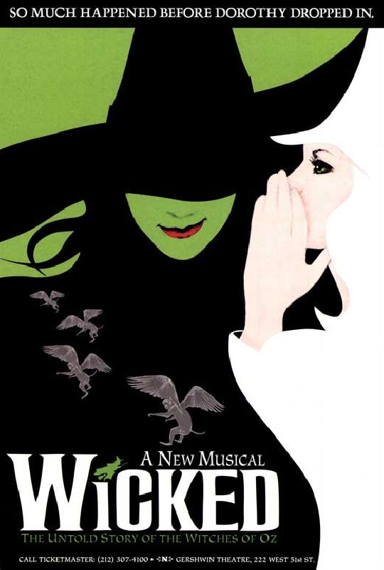 Affiche de la comédie musicale Wicked Broadway