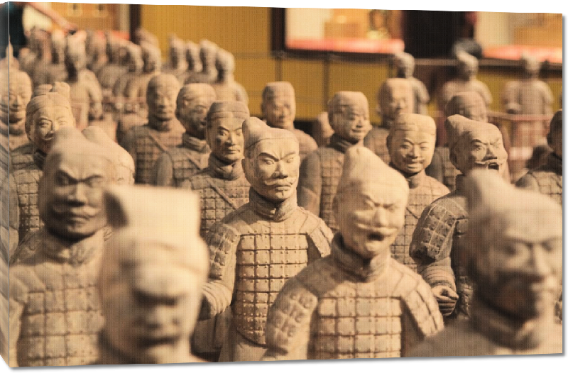 Toiles imprimées photo sculpture de la garde impériale chinoise