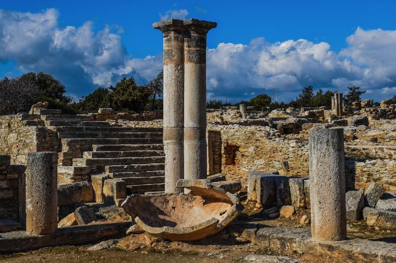 photo de ruine antique chypre 