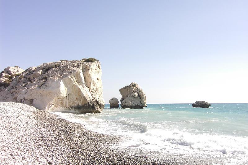photo mur de calquère près de la mer chypre 