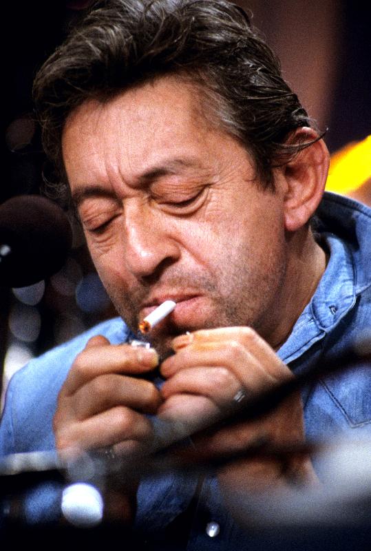 Portrait couleur de Serge Gainsbourg