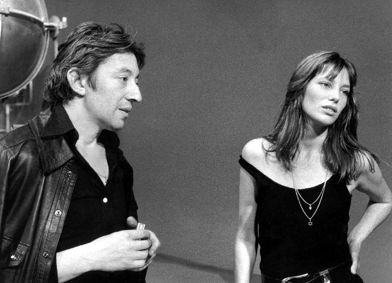 Photographie de Jane Birkin et Serge Gainsbourg
