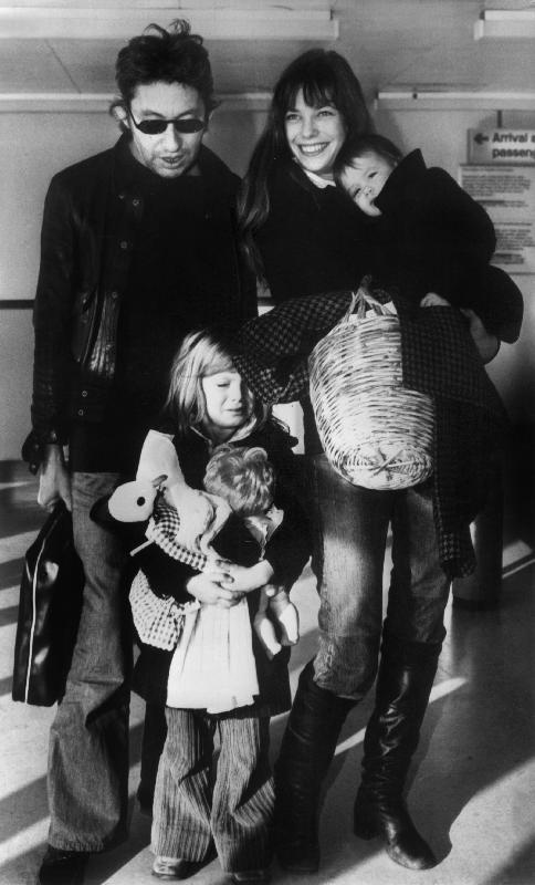 Photo de, famille de Jane Birkin et Serge Gainsbourg