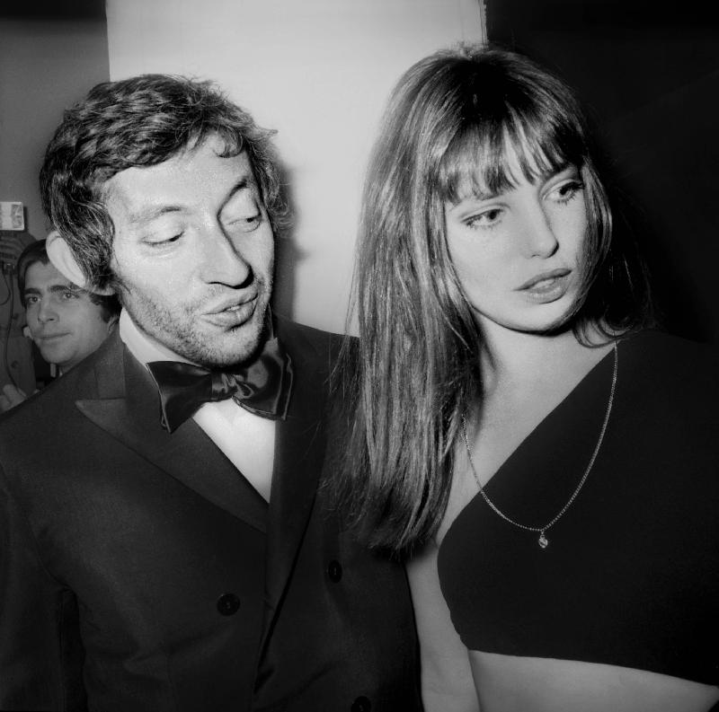 Poster photo de Serge Gainsbourg et Jane Birkin