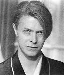 Portrait noir et blanc de David Bowie 