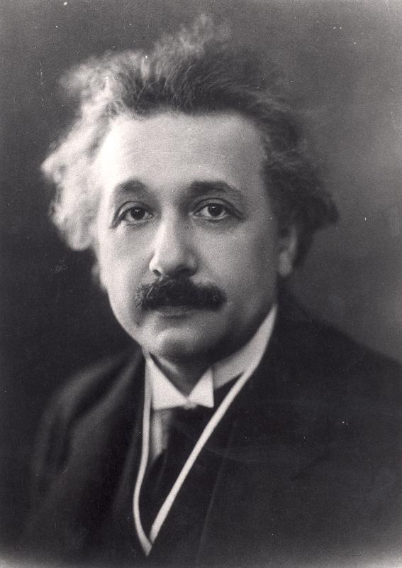 Photo portrait Albert Einstein