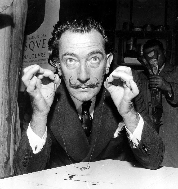 Portrait du peintre Salvador Dali