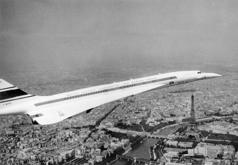 Poster de l'avion Supersonique le Concorde 