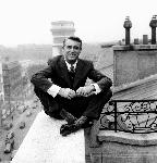 Photo noir et blanc de l'acteur Cary Grant