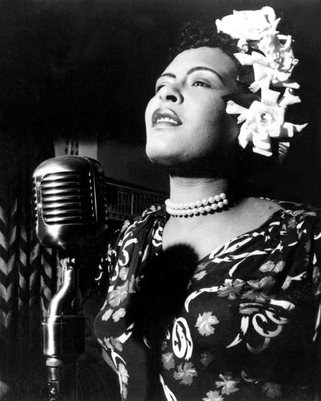 Photo de la chanteuse de Jazz/Blue Billie Holiday