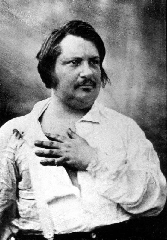 Poster de l'écrivain Honoré de Balzac