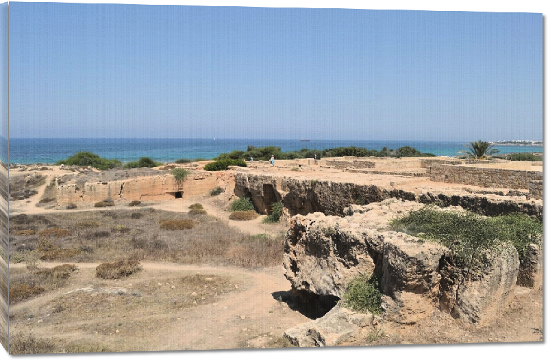 Toiles imprimées photo de ruine antique chypre 