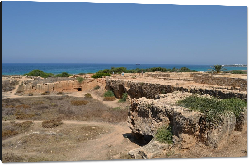 Impression sur aluminium photo de ruine antique chypre 