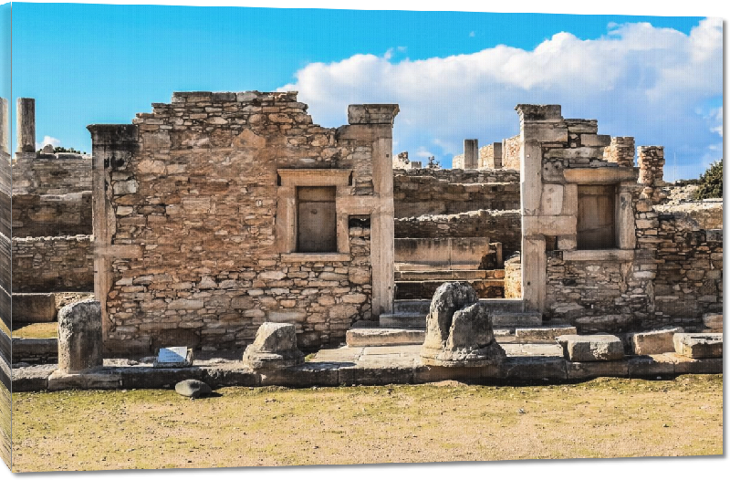 Toiles imprimées photo de ruine antique chypre 