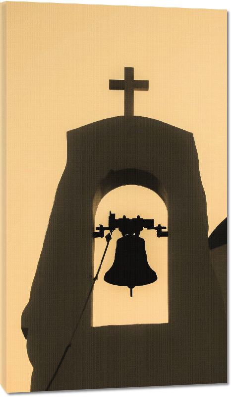 Toiles imprimées photo clochet d'une église Chypre 