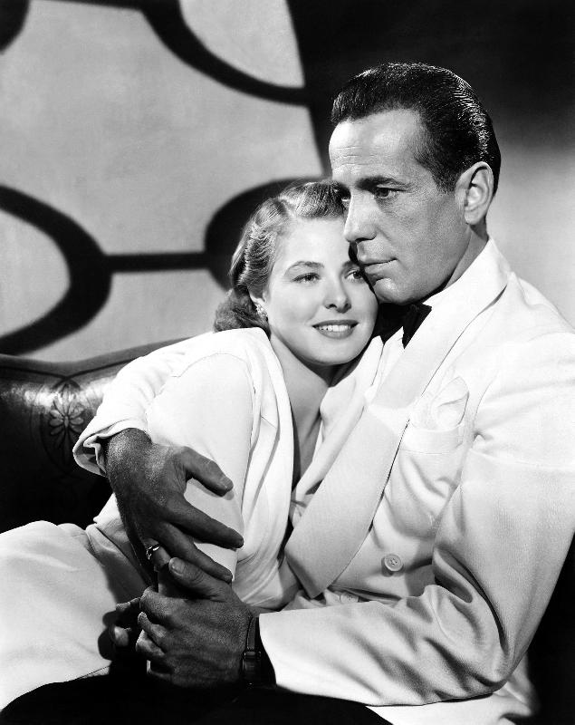 photo Ingrid Bergman et Humphrey Bogart