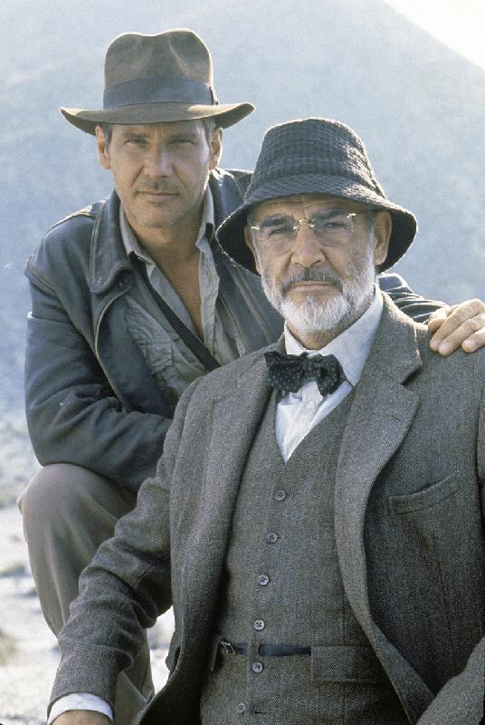 photo Harrison Ford et Sean Connery