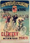 Copie poster vintage Cycles Clément 